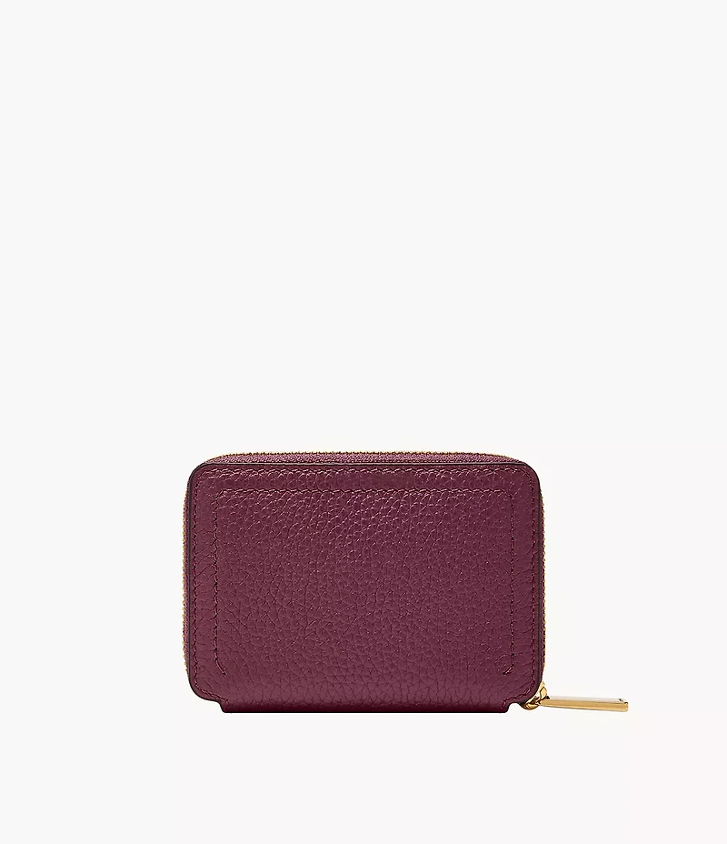 Logan RFID Zip Around Card Case