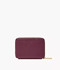 Logan RFID Zip Around Card Case