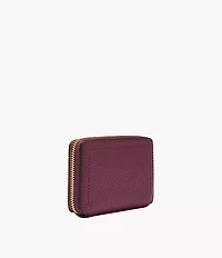 Logan RFID Zip Around Card Case