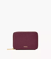 Logan RFID Zip Around Card Case