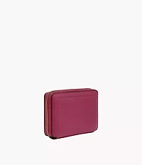 Logan RFID Zip Around Card Case