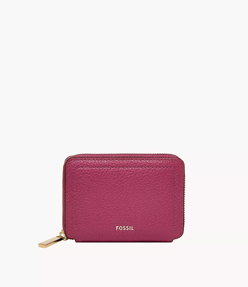 Logan RFID Zip Around Card Case