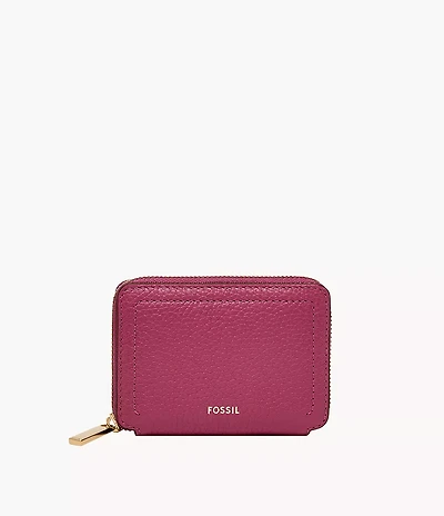 Logan RFID Zip Around Card Case