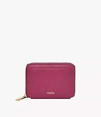 Logan RFID Zip Around Card Case