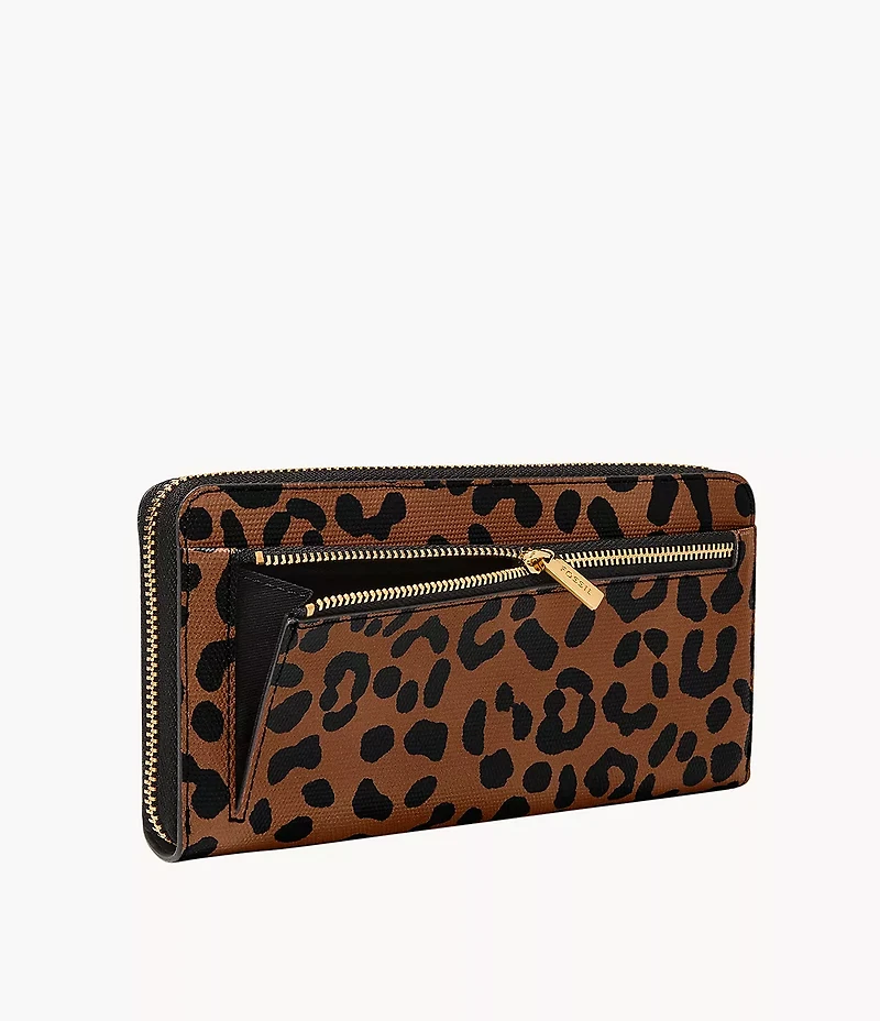 Logan RFID Zip Clutch