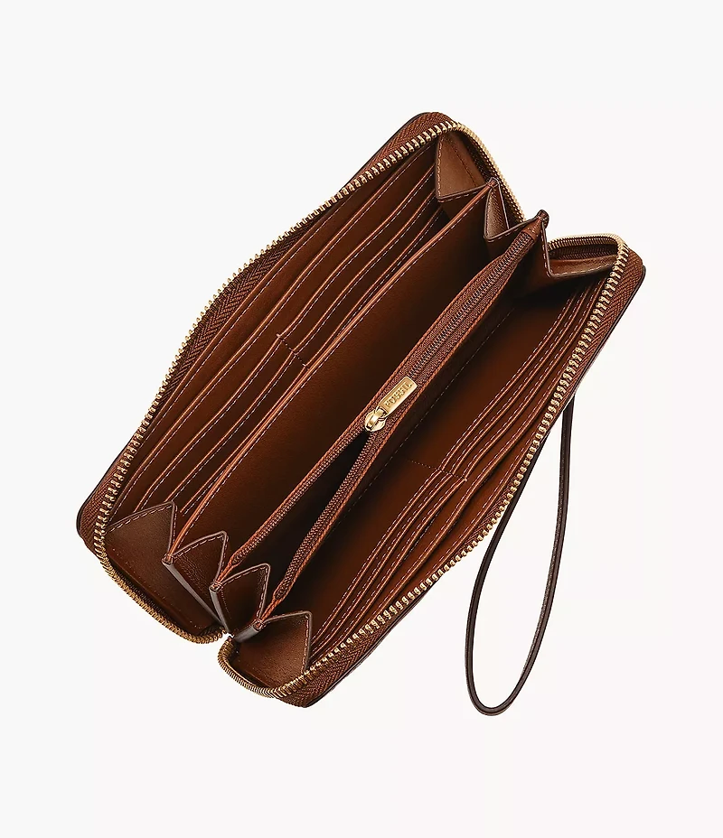 Lennox RFID Zip Continental Wallet