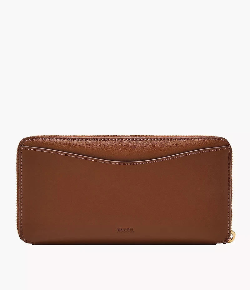 Lennox RFID Zip Continental Wallet