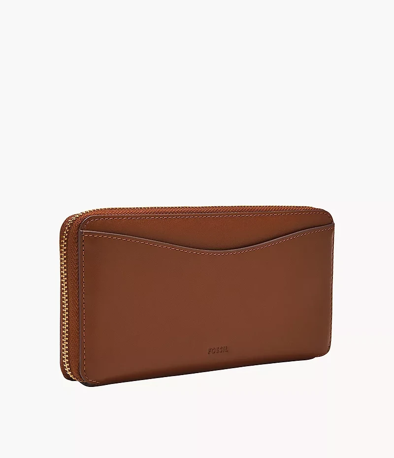 Lennox RFID Zip Continental Wallet