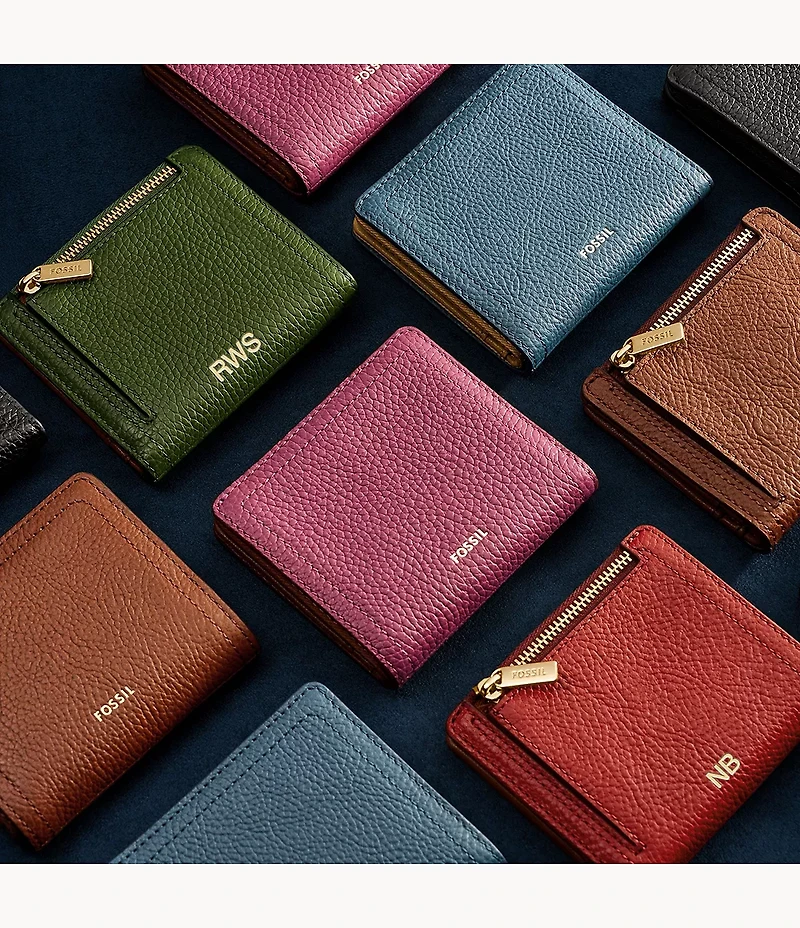 Logan Leather Small RFID Bifold Wallet