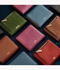 Logan Leather Small RFID Bifold Wallet