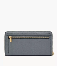 Logan RFID Zip Around Clutch