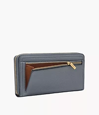 Logan RFID Zip Around Clutch