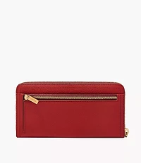 Logan RFID Zip Clutch