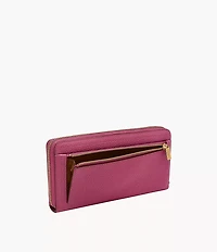 Logan RFID Zip Around Clutch