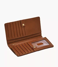 Liza Leather Slim Bifold Wallet