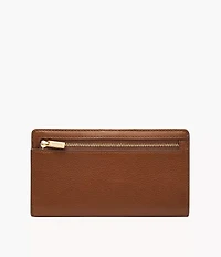 Liza Leather Slim Bifold Wallet