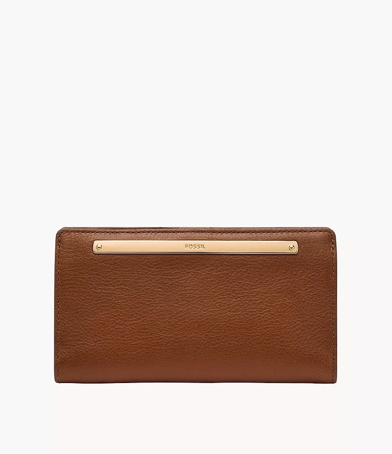 Liza Leather Slim Bifold Wallet