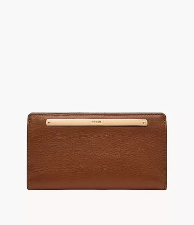 Liza Leather Slim Bifold Wallet