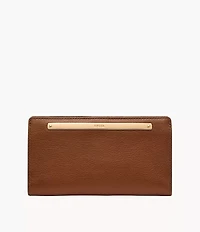 Liza Leather Slim Bifold Wallet