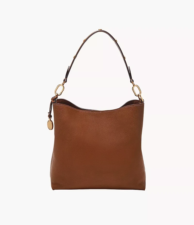 Jessie Leather Bucket Shoulder Bag