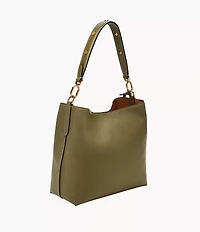 Jessie Leather Bucket Shoulder Bag