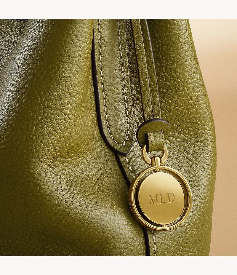 Jessie Leather Bucket Shoulder Bag