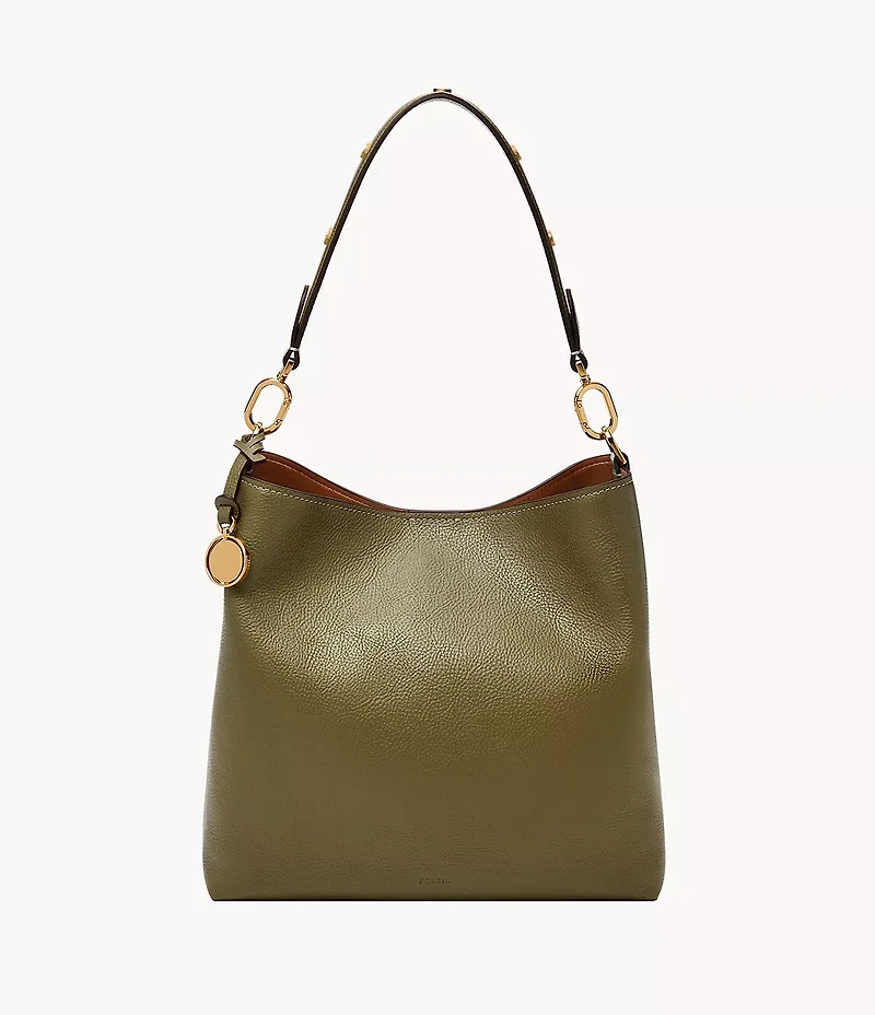 Jessie Leather Bucket Shoulder Bag