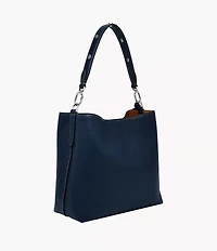 Jessie Leather Bucket Shoulder Bag