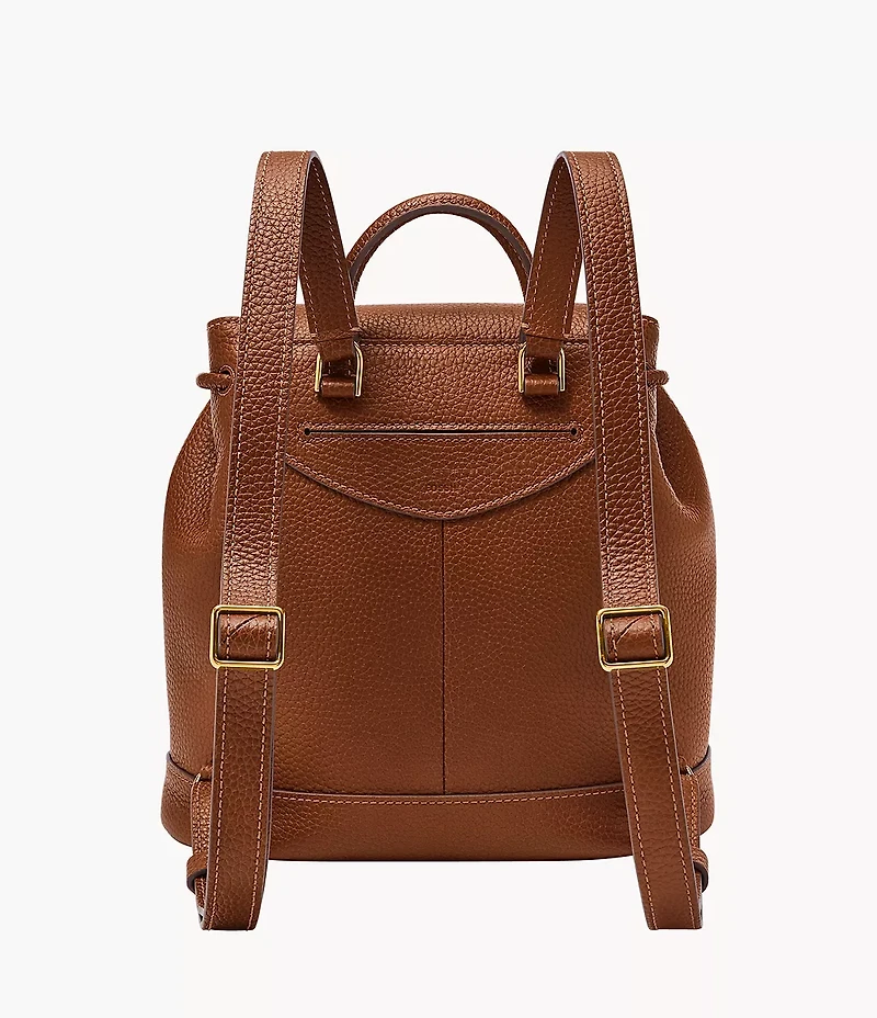 Everleigh Leather Flap Backpack