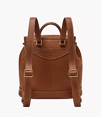 Everleigh Leather Flap Backpack
