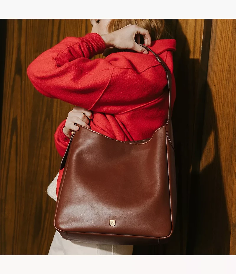Dillon Leather Hobo Bag