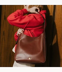 Dillon Leather Hobo Bag