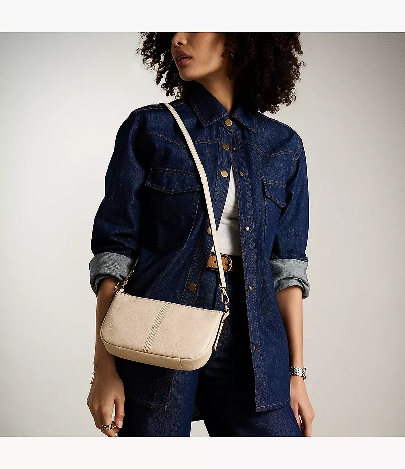 Jolie Leather Small Crossbody Bag