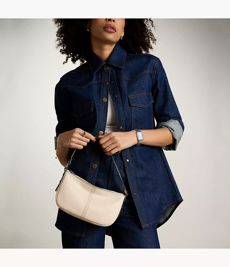 Jolie Leather Small Crossbody Bag