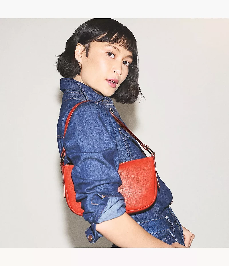 Jolie Leather Small Crossbody Bag