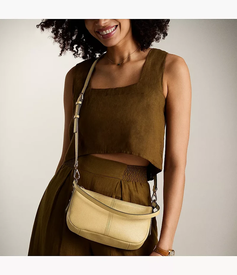 Jolie Leather Small Crossbody Bag