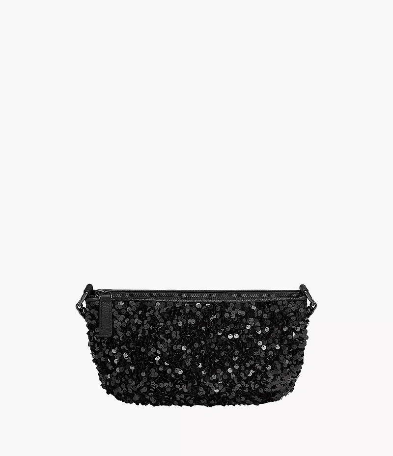The Wizard of Oz x Fossil Special-Edition Black Sequin Jolie Bag