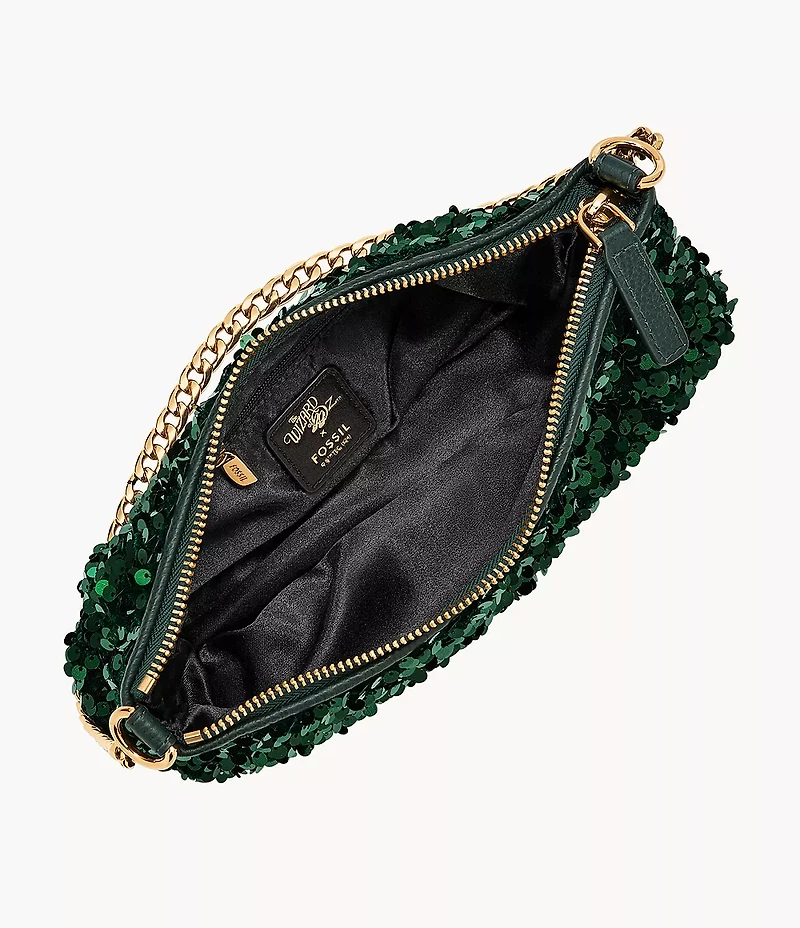 The Wizard of Oz x Fossil Special-Edition Emerald Sequin Jolie Bag