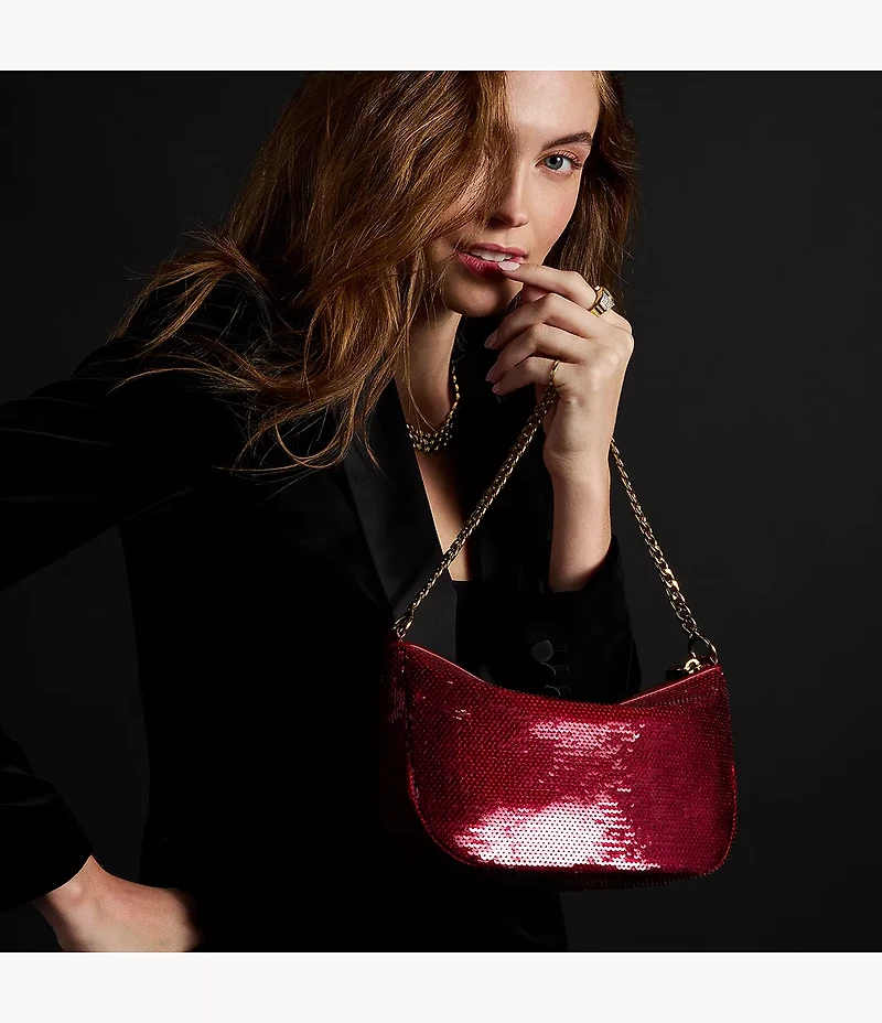 The Wizard of Oz x Fossil Special-Edition Red Sequin Jolie Bag