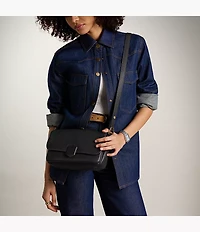 Lennox Leather Convertible Shoulder Bag