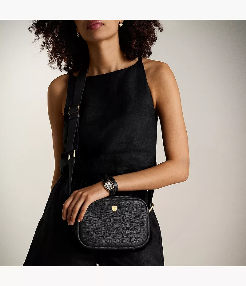 Danni Leather Crossbody Bag