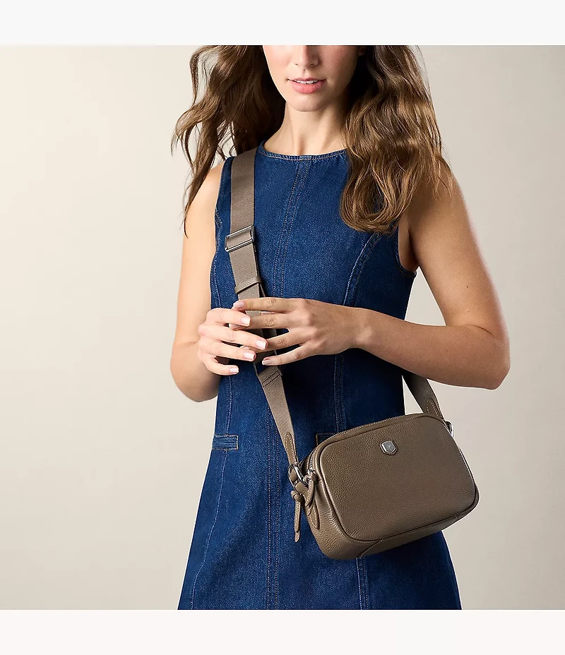 Danni Leather Crossbody Bag