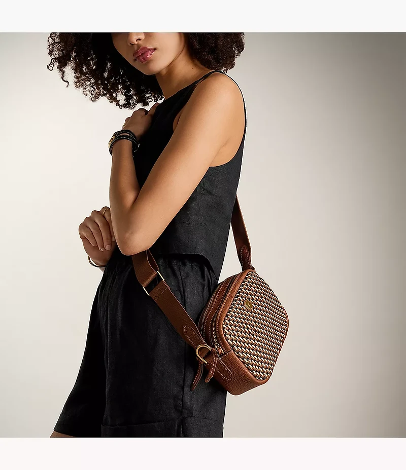 Danni Leather Crossbody Bag
