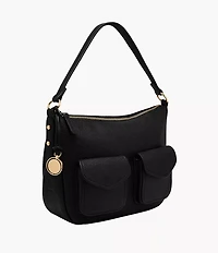 Jolie Leather Cargo Crossbody Bag