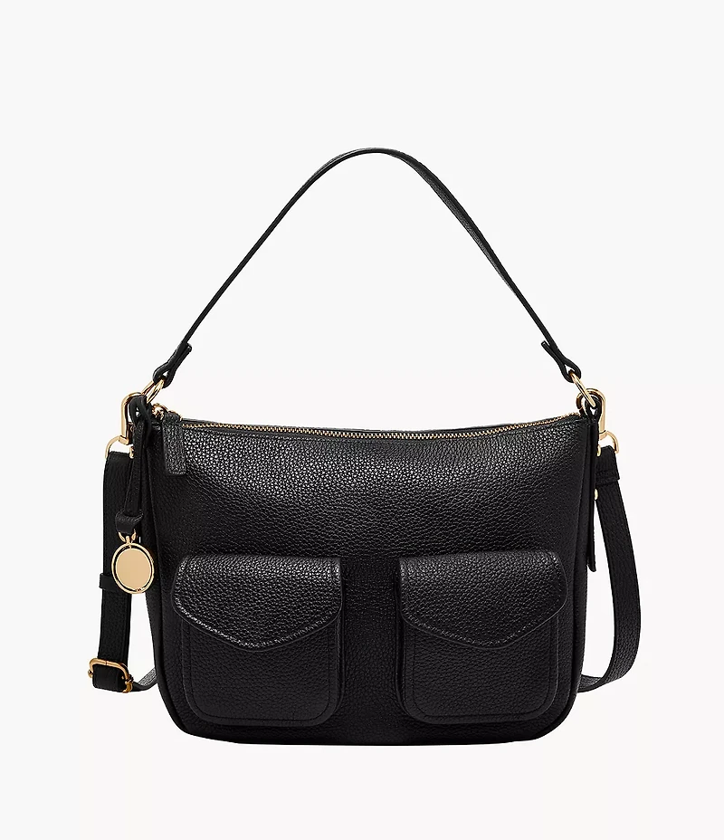 Jolie Leather Cargo Crossbody Bag