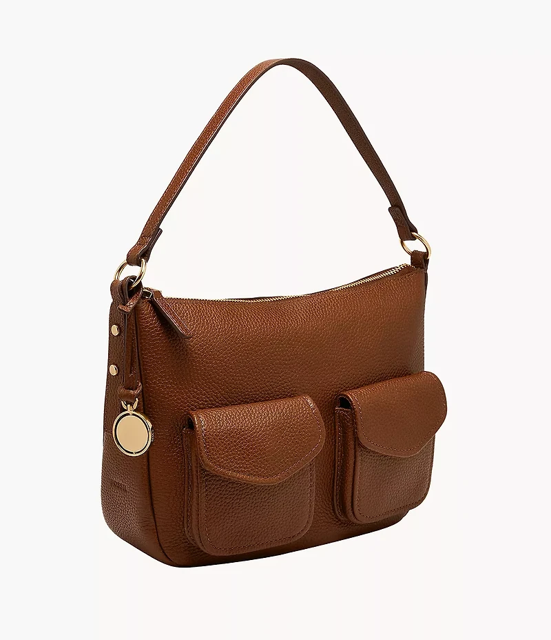 Jolie Leather Cargo Crossbody Bag