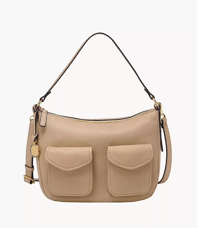 Jolie Leather Cargo Crossbody Bag
