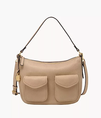 Jolie Leather Cargo Crossbody Bag