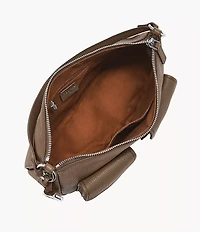 Jolie Leather Cargo Crossbody Bag