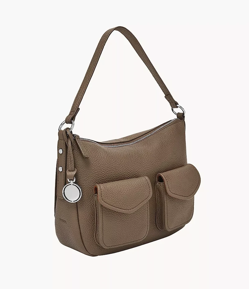 Jolie Leather Cargo Crossbody Bag